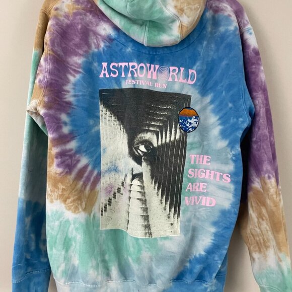 Travis Scott Astroworld Festival The Sights Are Vivid Hoodie Men's Size Small - Picture 6 of 6